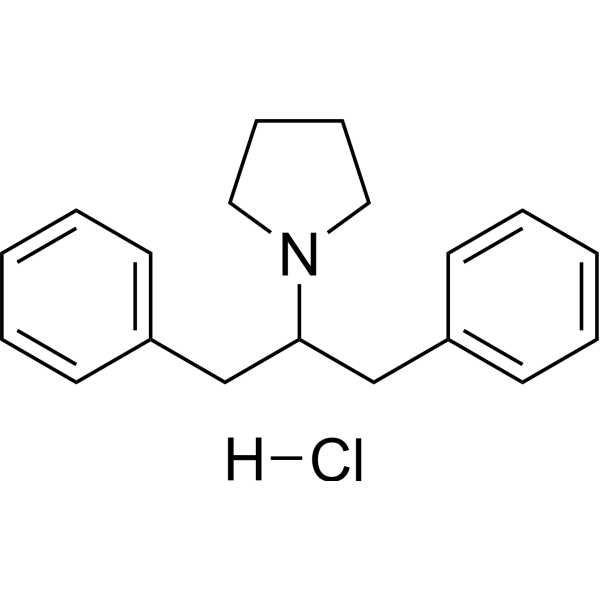 1-(1,3-Diphenylpropan-2-yl)pyrrolidine hydrochloride 102009-66-5